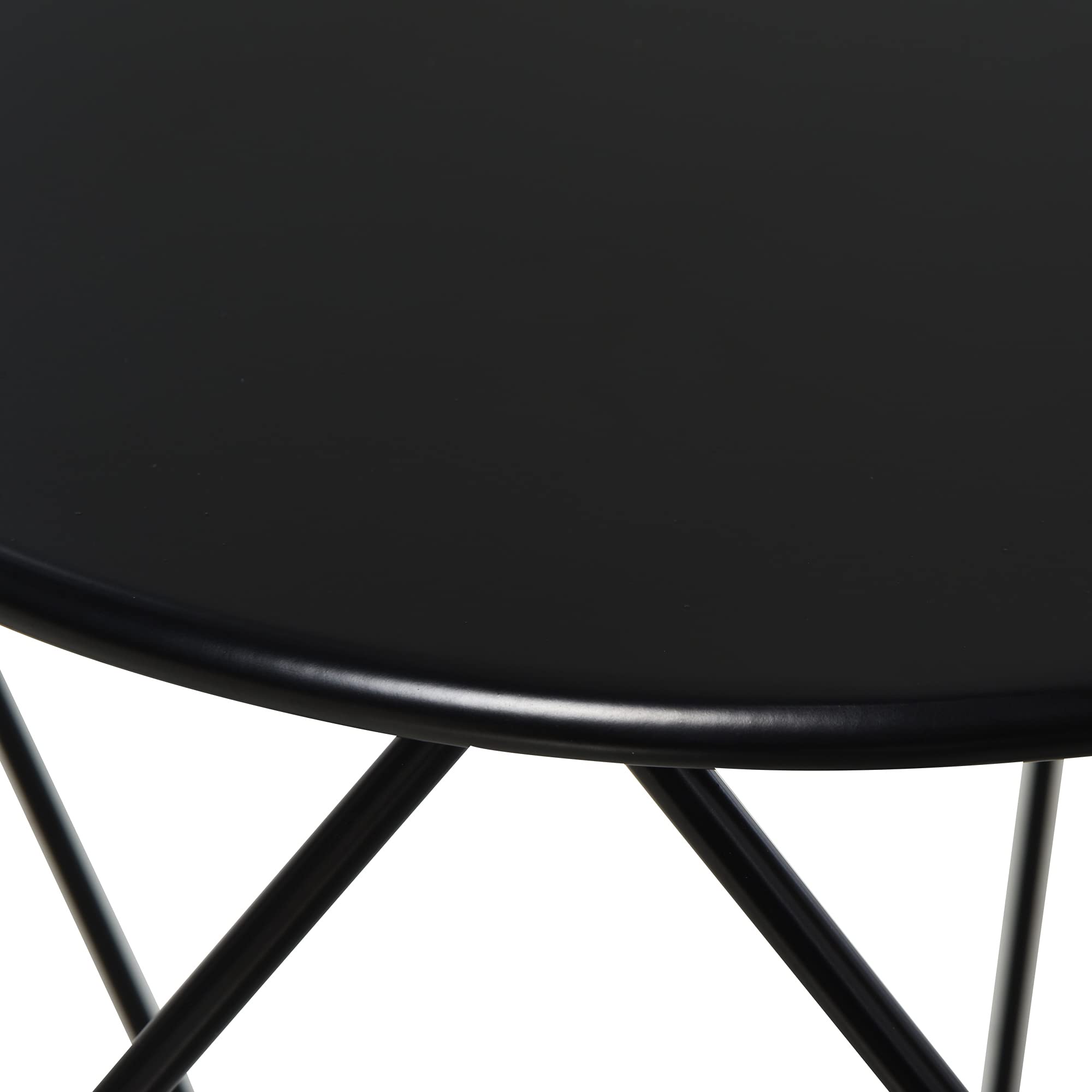 homcom Tavolino da caffè Salotto Design Nordico Minimalista Geometrico Ampio Piano, Acciaio, 54x54x44cm
