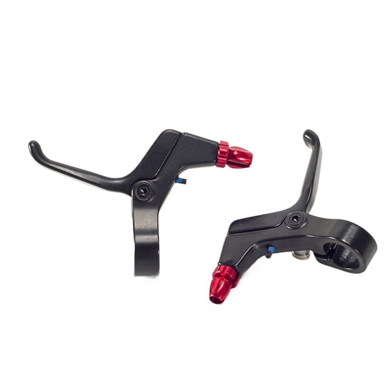 EGUIAS 2 Finger Brake Levers Mountain-Bicycle Kid Bike MTB for Mechanical Disc Brakes Linear-Pull Brakes Components(Red)