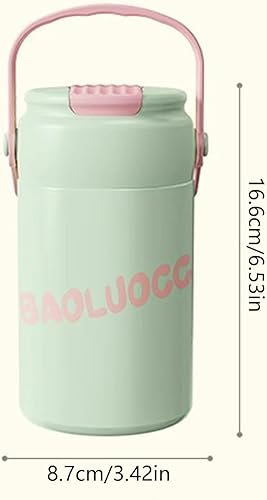 Miniatura 9 de Termo de separación de agua de té de 18 onzas para café, taza grande de viaje con tapa, aislamiento al vacío, bebidas calientes, acero inoxidable