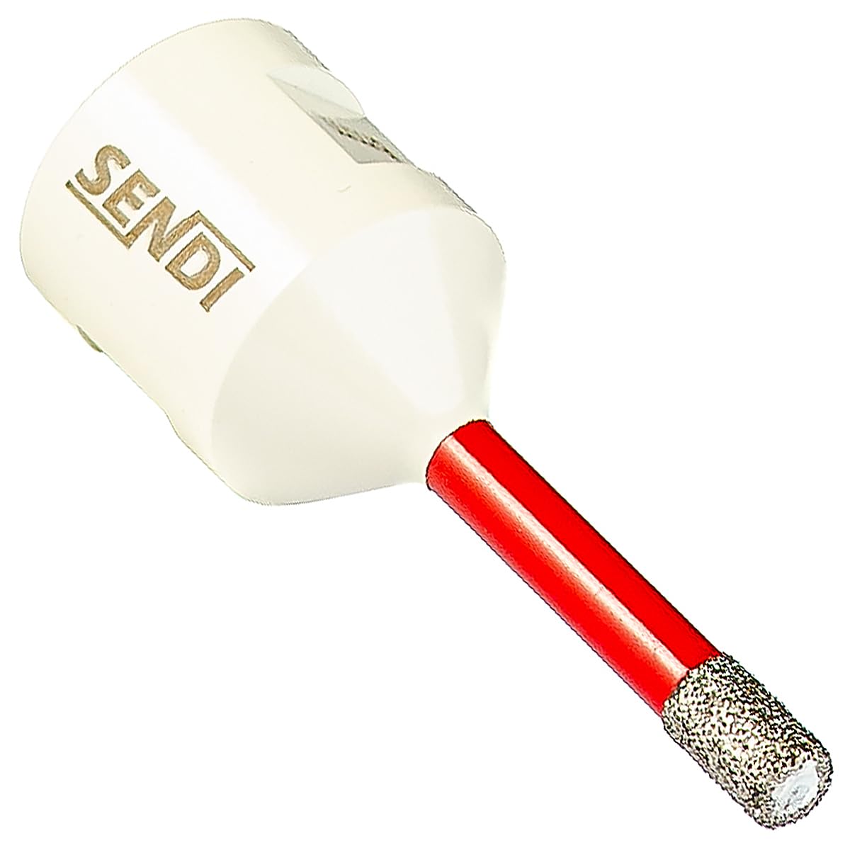 Broca de Diamante SENDI - Corona de Diamante - Realizar Perforaciones Rapidas y Precisas en Gres Porcelanico, Azulejos de Ceramica, Granito y Piedra. (6xM14)