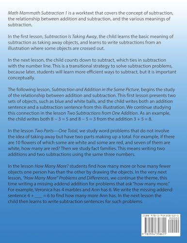 Math Mammoth Subtraction 1 - Image 2