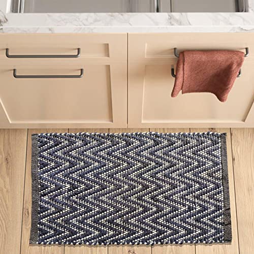 Image of Door Mats for Home | Door Mats for Home Entrance | Door Mat for Bathroom| Soft & Super Absorbent Mats for Shower | Washable, Non-Slip & Quick-Drying Mats (Pack of 2) (Multicolor 5)
