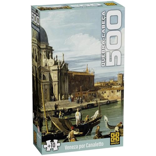 Quebra-cabeça Cartonado, Grow, Veneza por Canaletto, 500 peças