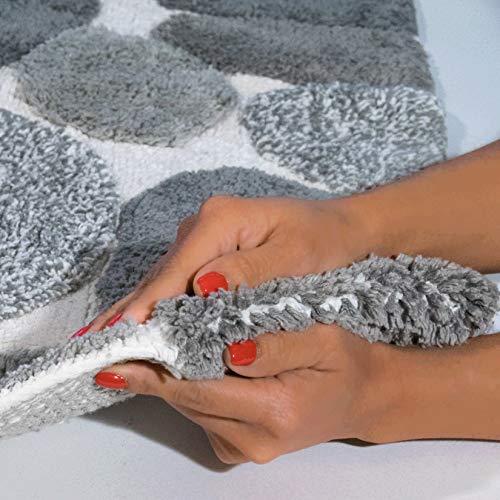 Chesapeake Merchandising Pebbles Bath Rug Runner, Grey #TOP5