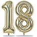 Luftballon Geburtstag Zahl 18 Hell Gold, XXL Champagner Gold Folienballon Zahlen 1 und 8, 18 Jahre Geburtstagsdeko für Mädchen Junge, 18. Geburtstag Helium Ballons Männer Frau Jubiläum Party Deko Gold günstig Kaufen-Luftballon Geburtstag Zahl 18 Hell Gold, XXL Champagner Gold Folienballon Zahlen 1 und 8, 18 Jahre Geburtstagsdeko für Mädchen Junge, 18. Geburtstag Helium Ballons Männer Frau Jubiläum Party Deko
