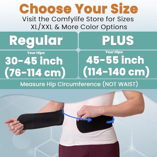 Image of ZEDAN Adjustable Sacroiliac Hip Waist Compression Belt for Men & Women | SI Joint, Pelvis & Lower Back Support Brace | Anti-Slip Hip Support Belt