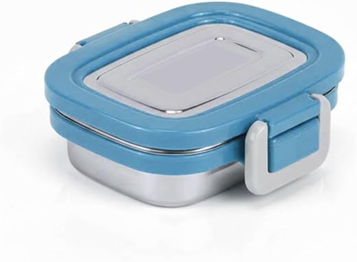Signoraware Lock N Store Stainless Steel Containers | Airtight &amp; Leakproof | Compact &amp; Durable | Ideal for Snacks, Kids, T...
