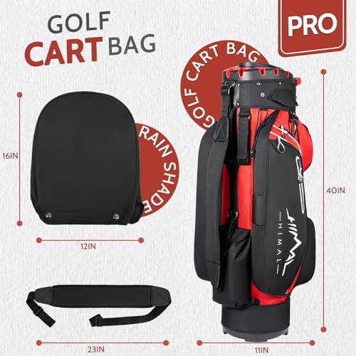 Unihimal 14-Way Golf Cart Bag Pro With Full Length Divider Top thumb #2