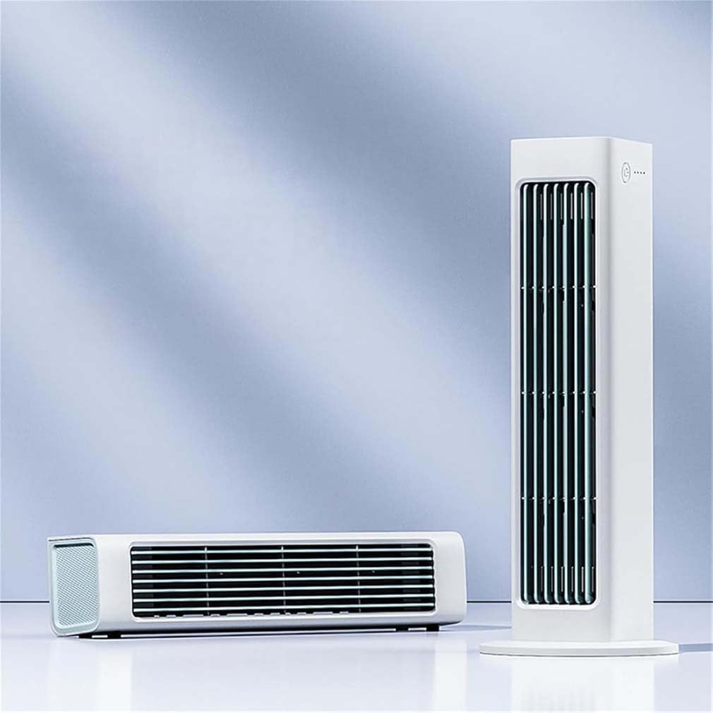 Produktbild von Breezamax, Qinux Breezamax, Breeze Max Air Cooler, Wiederaufladbare Tragbare Klimaanlage Mit 3 Stufen, Fernbedienung & 60°-Oszillation, Kleiner Kühlventilator Für Schlafzimmer Und Büro (Weiß