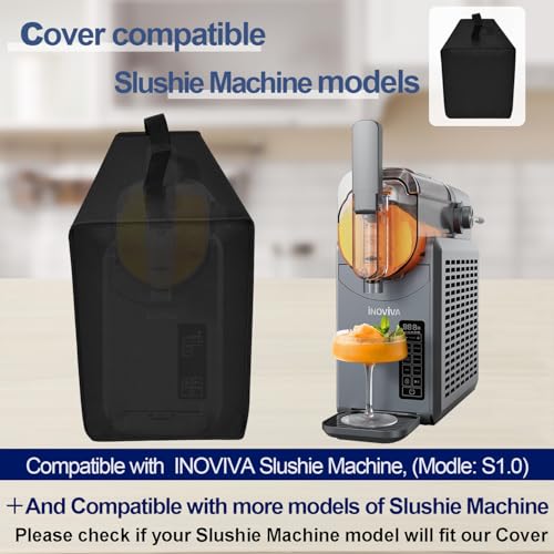 Image of Cover for Inoviva Frozen Drink & Slushie Machine, Slushie Machine Cover Compatible with INOVIVA Slushy Machine for Home S1.0 68 oz, Waterproof Heavy-duty Thickened Cover Case with Handle