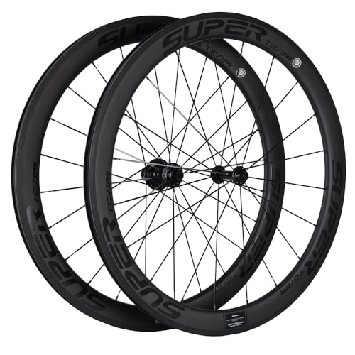 Superteam 50/25mm UD Matte Finish Wheel 700c Carbon Wheelset Tubeless(Black)