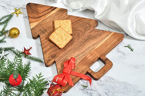 Tabla de cortar madera con forma de árbol de Navidad miniatura 5