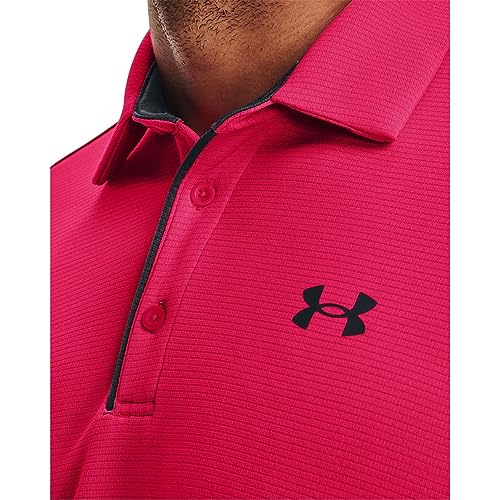 Image of Under Armour Men's Polyester Solid Tech Polo | T-Shirt | 1290140-001