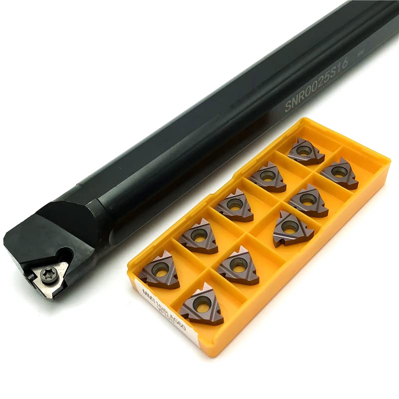 Tool Part for SNR0013M16 SNR0014N16 SNR0016Q16 SNR0020R16 SNR0025S16 Internal Threaded Tool Holder +MMT 16ER A60 Threaded Insert Turning Tool - (Angle: SNR0016Q16 / Shank Diameter: 16IR AG60 US735)