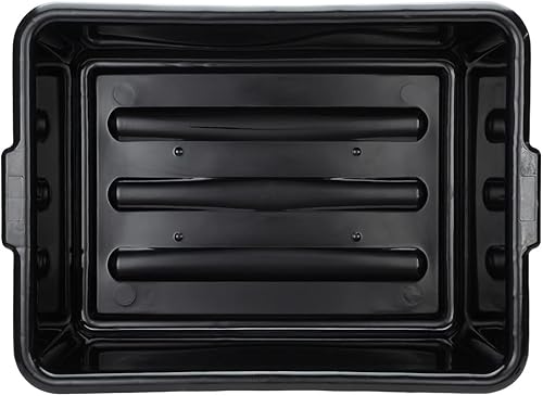 Miniatura 16 de Restaurantware Solo bañera RW Clean - Bañera de autobús de 22 x 15.7 pulgadas, 1 caja de autobús profunda, tapa se vende por separado con asas,