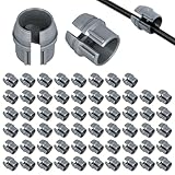  Lot de 60 connecteurs de câble non métalliques, installation simple de 1,27 cm, pour câble Romex 14/2-10/3 AWG, deux câbles électriques 14/2-12/2-14/3 AWG, certifiés ETL