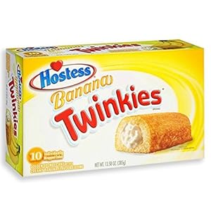 Hostess Banana Twinkies 10 Cakes 13.58 oz