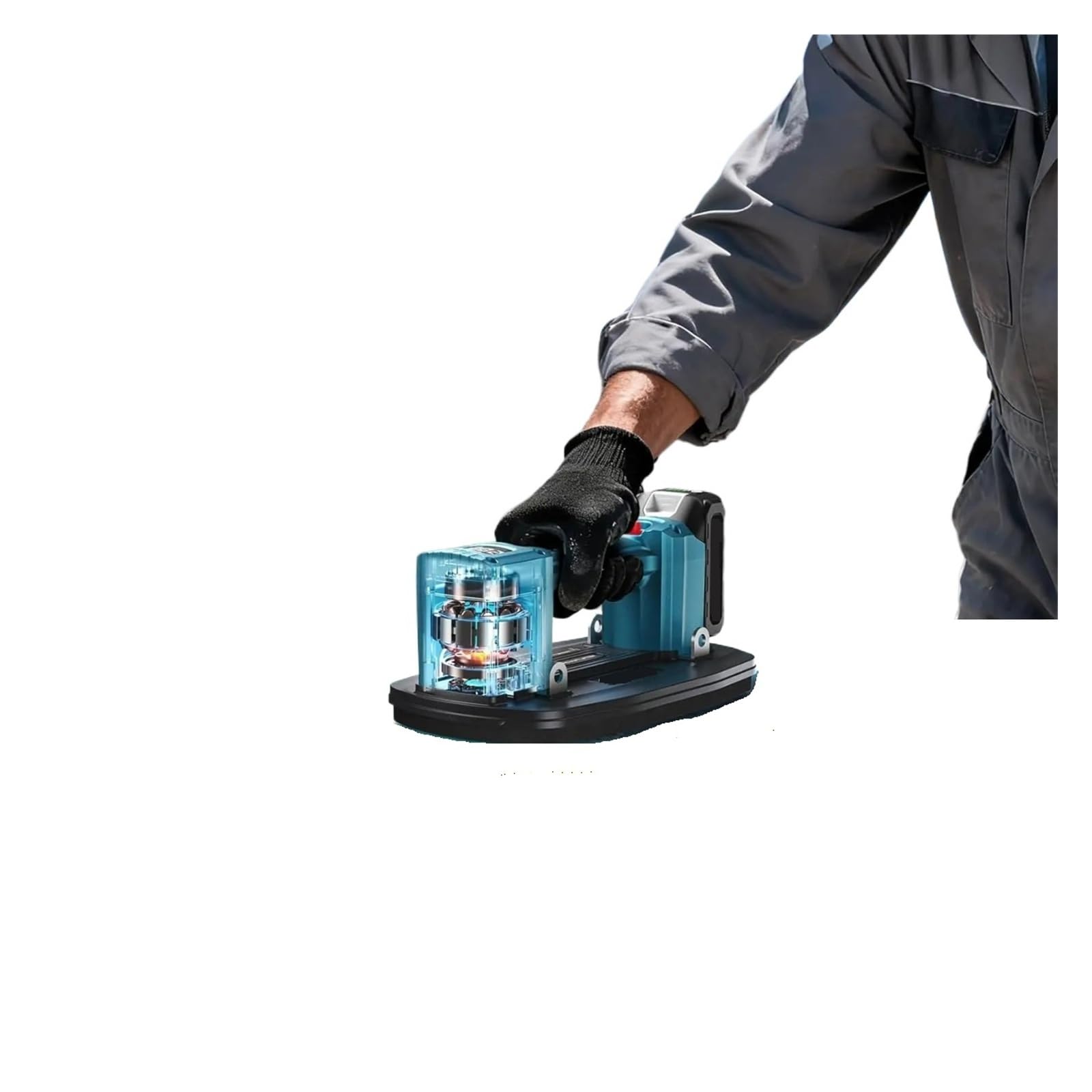 Leprem One Color Electric Vacuum Suction Cup 21V Led Display Tile Suction Cup Tool 200Kg Heavy Duty Tile Glass Lifter