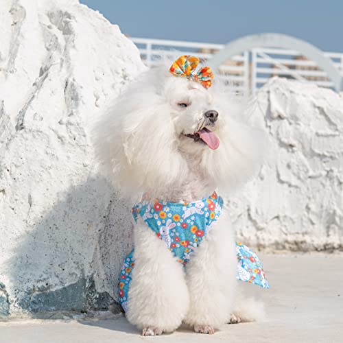 Image of CuteBone Dog Mesh Dress Puppy Sundress Pet Outfit Summer Fashion for Small Dogs Girl Cat Clothes