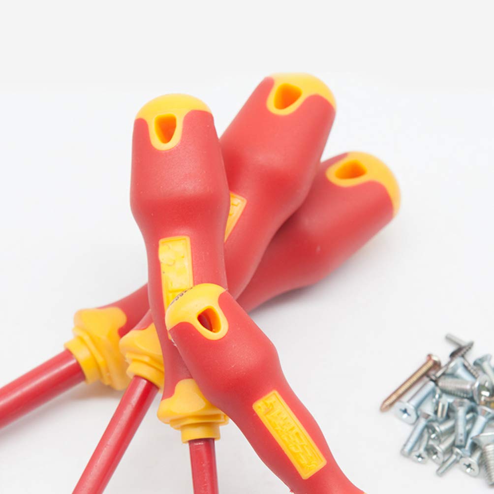 VILLCASE Insulated Screwdriver Kit Electrician Tool Set 8-in-1 Steel Portable Precision Hand Tools for Repair