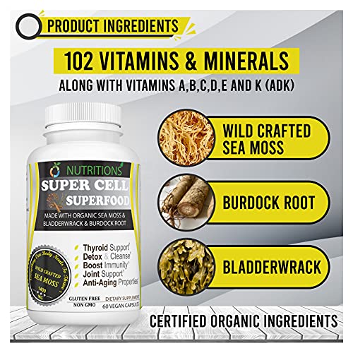 O Nutritions Sea Moss Capsule And Sea Moss Gummies #TOP7