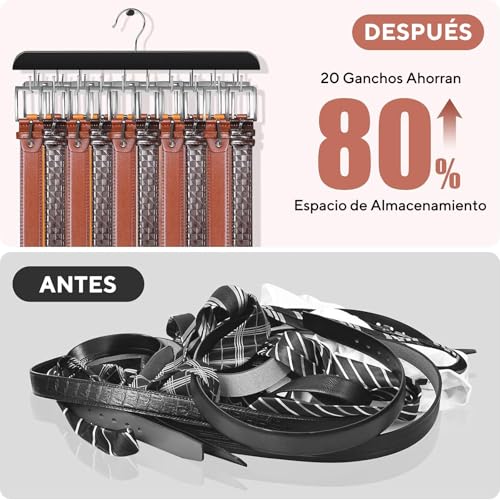 Recopilación de Perchas y colgadores para corbatas disponible en línea. 17 Perchas y colgadores para corbatas marca DASKING (2)