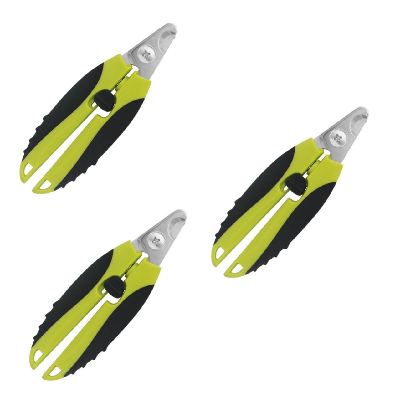 Kisangel 3piezas Cortauñas para Mascotas De Acero Inoxidable Tijeras para Cortar Uñas De Perros y Gatos Herramienta De Cuidado Animal Segura y Precisa para Evitar Lesiones Patas