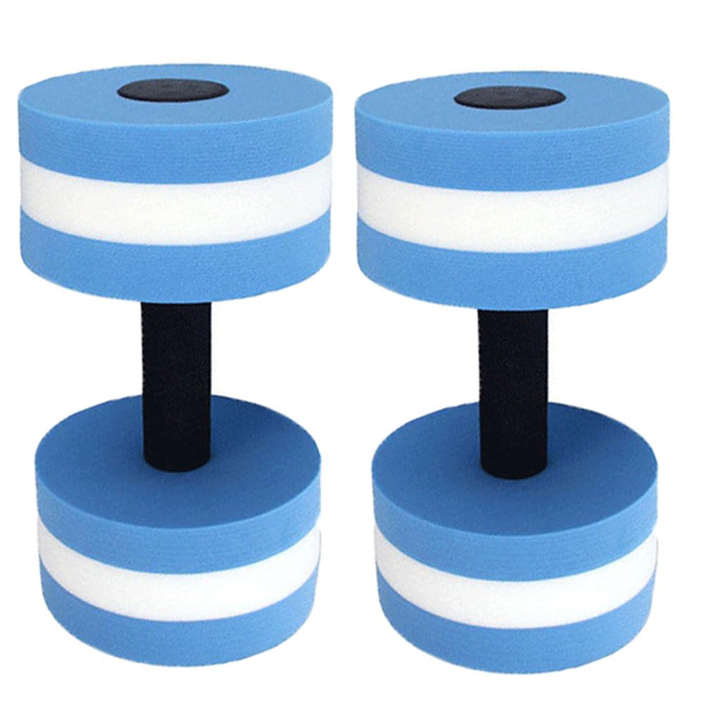 2 Pezzi Manubri per Esercizi Acquatic, Manubri in Schiuma EVA ad Alta Densità, Galleggianti Acquagym per Sport in Acqua,Aerobica in Acqua Eva, da Piscina Sport Acquatici Attrezzo Fitness