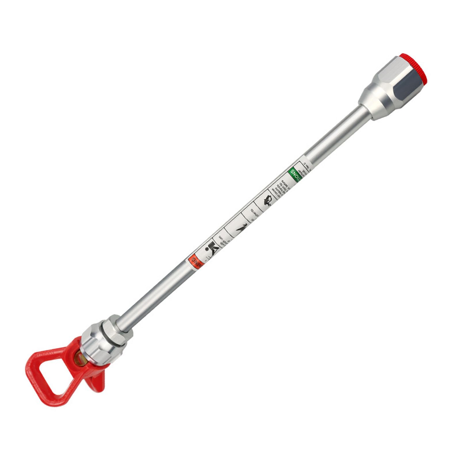 Kaccde 50Cm Extended Rod Pressure Airless Sprayed Extension Rod Durability Aerospace Aluminum And Copper For Wall Ceilings Furniture High Pressure Sprayer Extension Rod