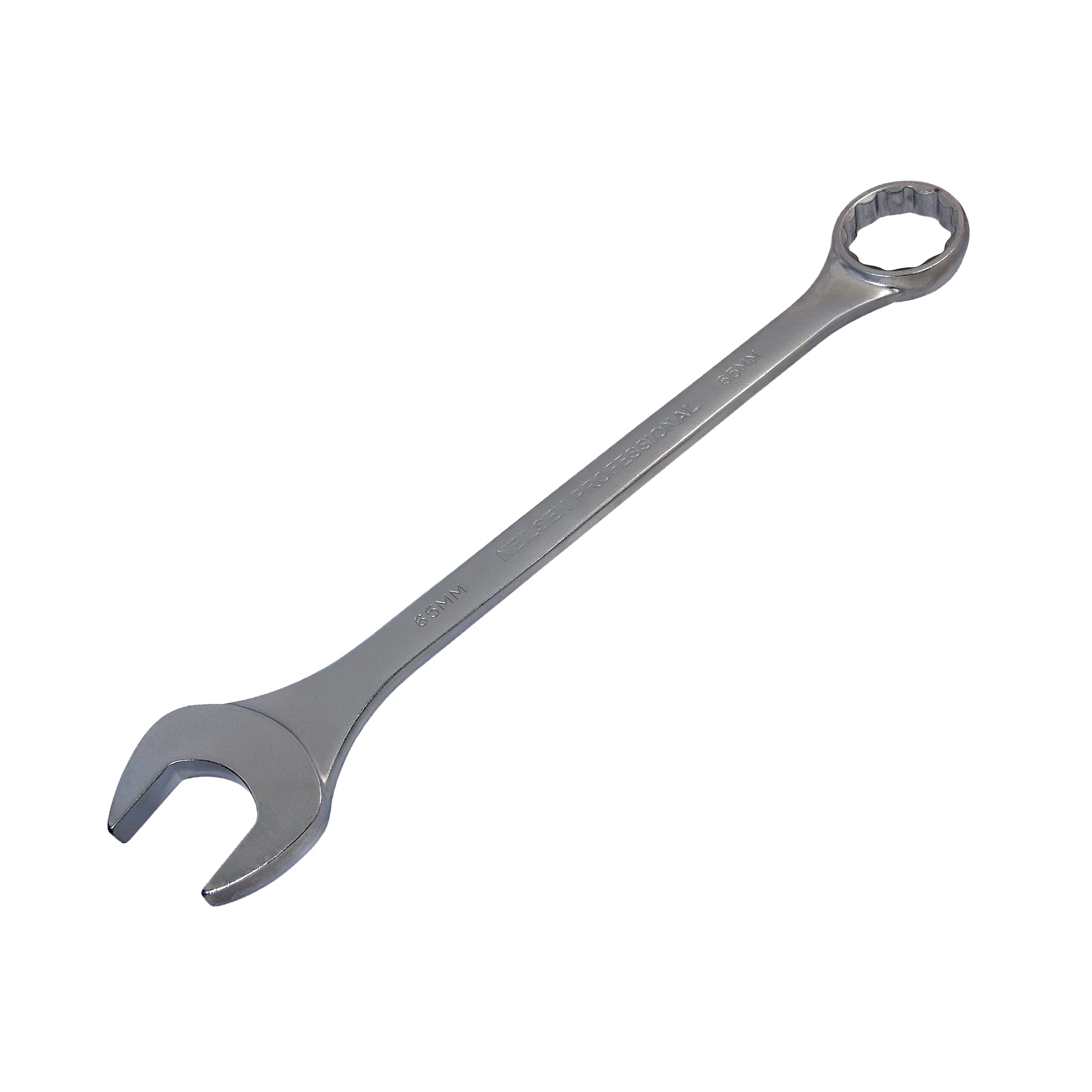Neilsen CT2783-65mm Jumbo Combination Spanner | Satin Finish | Open and Ring End Spanner | 65mm Hand Tool