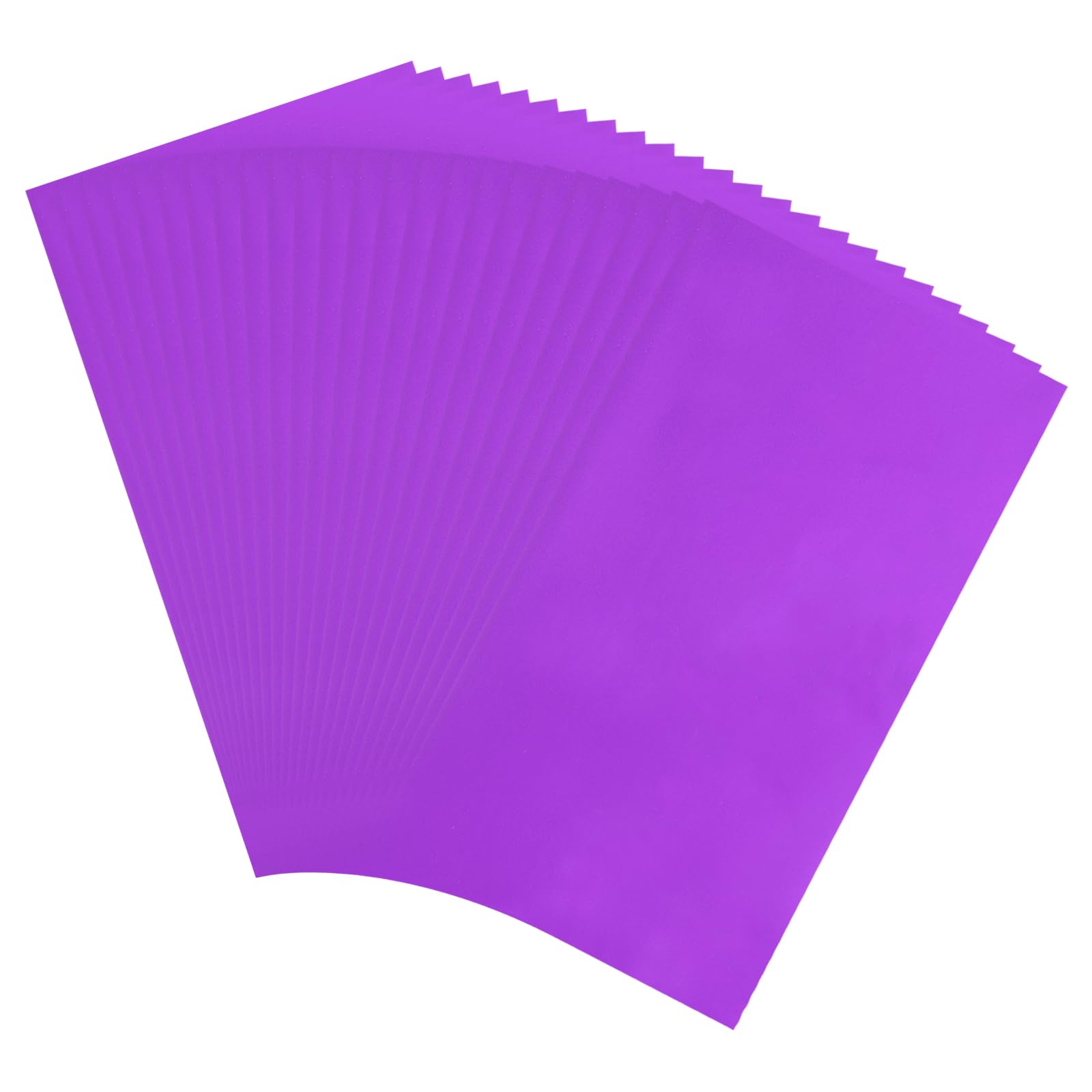 sourcing map 50 Sheets Heat Reactive Foil, 20x29cm Purple Foil Transfer Sheets Toner Reactive Foil Transfer Foil Sheets Hot Foil Stamping Paper for Crafts DIY Cardmaking Album Decoration