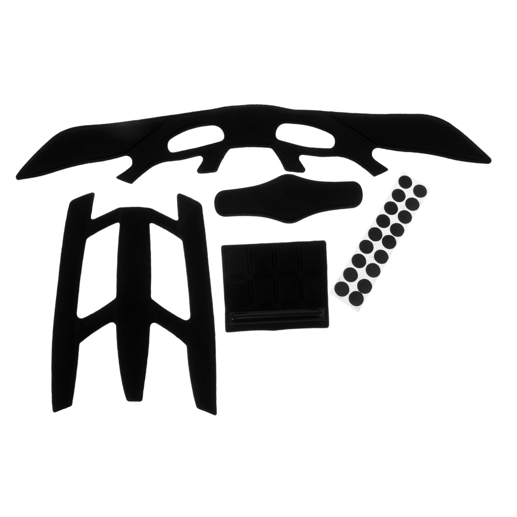 Sosoport Cycling Helmet Sponge Pads Replacement Set of 088 Comfortable Breathable Sturdy Sponge Material Easy Install for Mountain Biking Gear