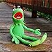 Hicollie Kermit La Grenouille Muppet en Peluche Grenouilles Poupée Les Jouets en Peluche Muppet Show, Poupée en Peluche d'anniversaire De Noël pour Les Enfants (60cm)