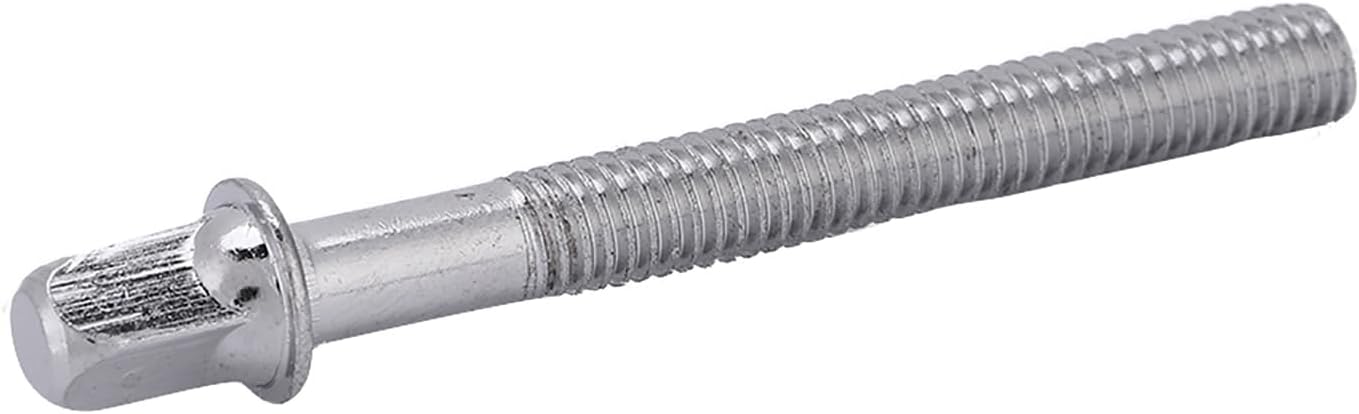 Drum Tension Rods, Durable 60mm Percussion Screw Rods Replacement Accessory for Drummers Musicians Live Performance Studio Recording