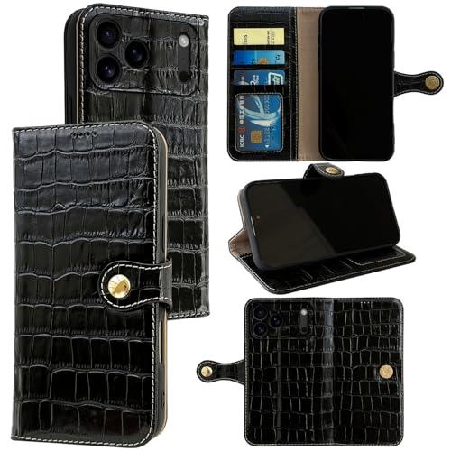 Étui pour iPhone 16 Pro Max clapet anti rayure protégeant écran et objectif noir