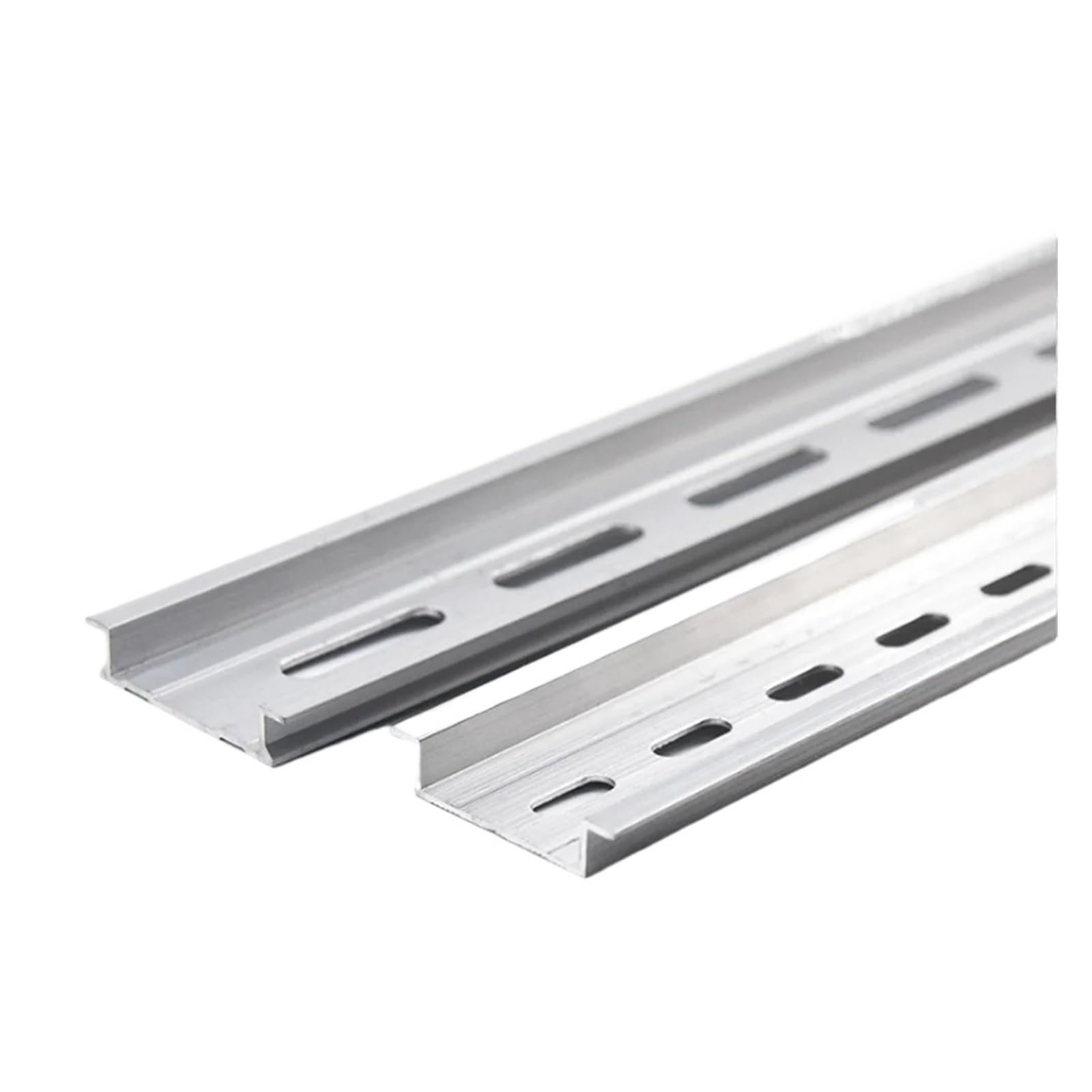 DIN-Schiene 5 Stück Universal-Typ 35 mm 0,5 Meter Aluminium-Schlitz-DIN-Schiene for C45 DZ47 Klemmenblöcke Schütz