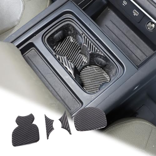 Soft 3D Real Carbon Fiber Portavasos para Land Rover Defender miniatura 1