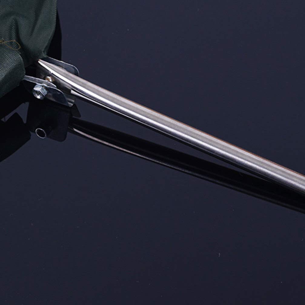 Kamanan Fishing Épuisette Pliable Caoutchoutée 3 M, Diamètre 33 Cm