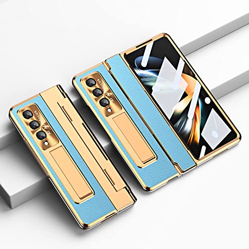 Coque Galaxy Z Fold 3 anti-choc et anti-rayure verre trempé bleu