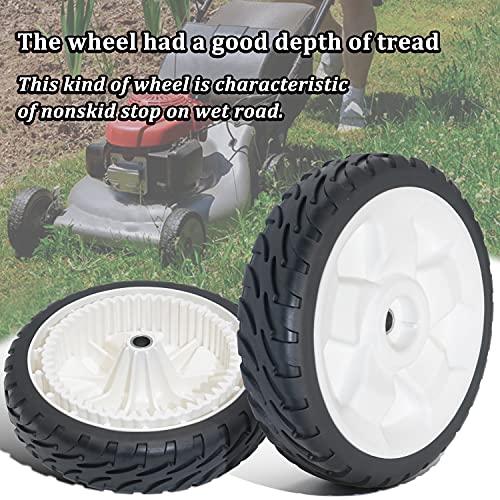 CheeMuii Lawn Mower Wheels - Tread Depth