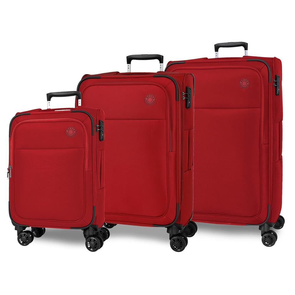 MOVOM Atlanta Luggage Set, One Size, red, One Size, Suitcase Set