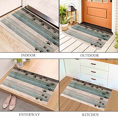 Darkyazi 23.6 Inch X 35.4 Inch Colorful Doormats Entrance Front Door Rug Funny Outdoors/Indoor/Bathroom/Kitchen/Bedroom/Entryway Floor Mats,Non-Slip Polyvinyl Chloride thumb #3