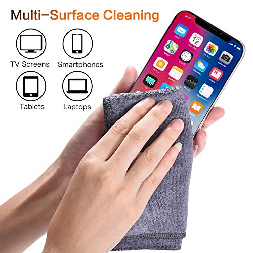 Screen Cleaner Spray, NuLink TV Screen Cleaner Liquid, Microfiber Cloth for Computer, iPad, Laptop, Glass, Electronics Cleaner Spray - Thumbnail 4