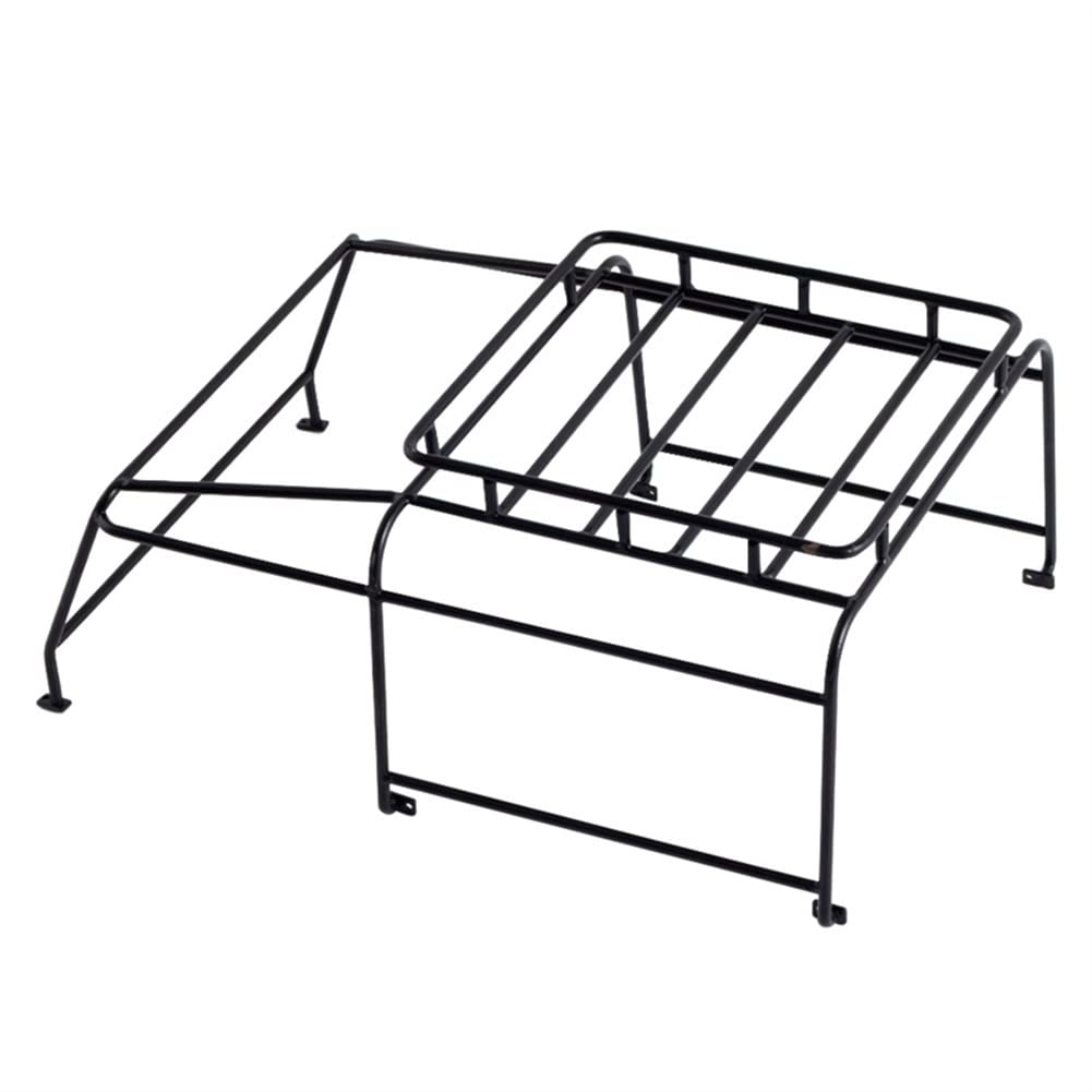 Amazon.co.jp: 1/10用の金属製のスチールルーフラックロールケージ荷物