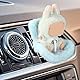 Tinoaly Autositz für 10–17 cm Große Puppen, Weicher Puppen-Sicherheitssitz mit Pelzkissen Lüftungsclip und Schreibtischständer Niedliche Schreibtisch Autodekoration für Spielzeugliebhaber und Sammler