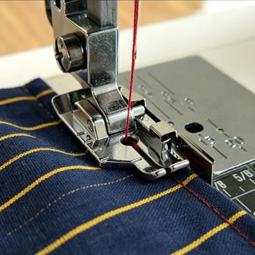 2 PCS Pie de Máquina de Coser Snap-On 1/4" con Guía miniatura 3