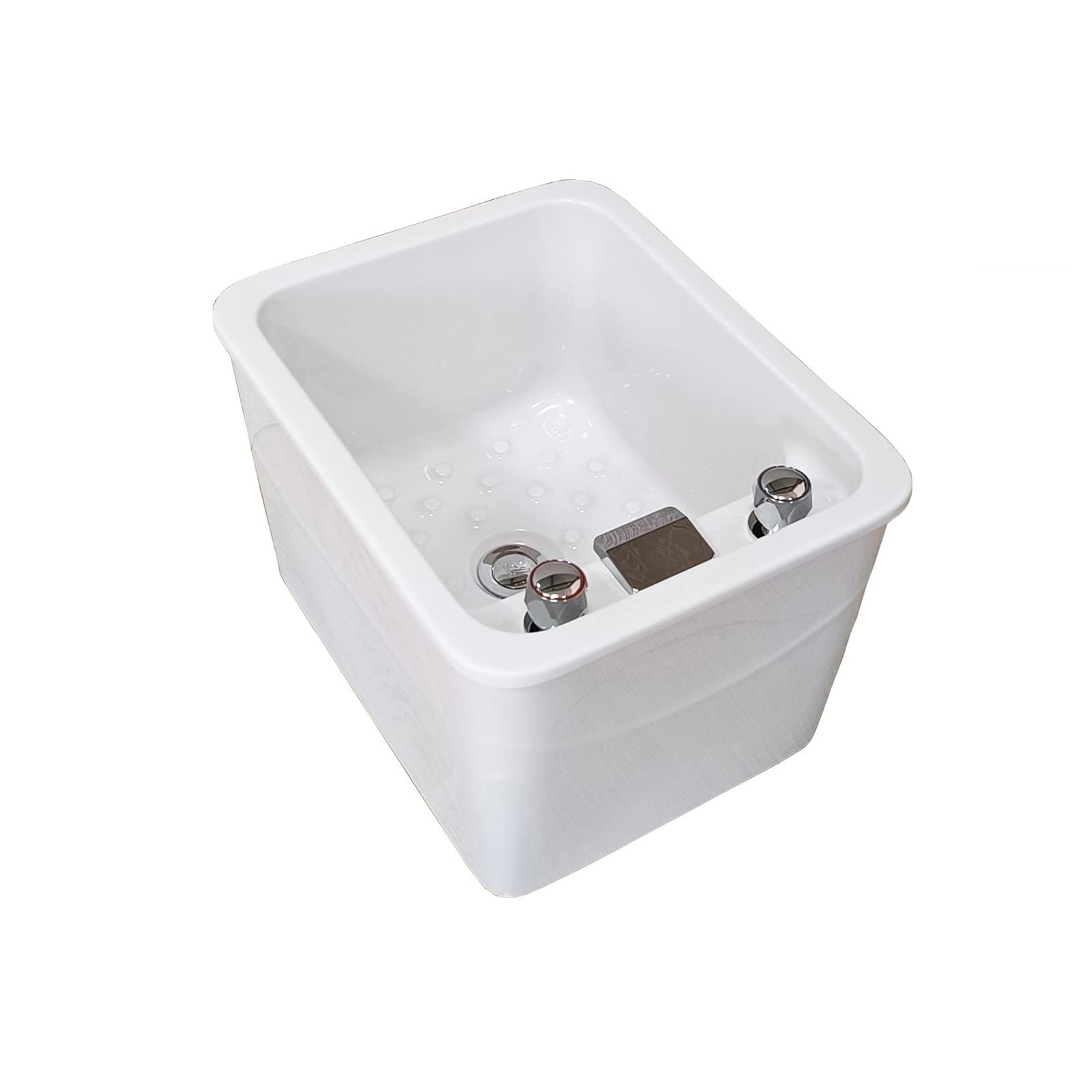 WYOERN Acrylic Massage Footbath Foot Massager Foot Bath Tub Salon Massage Equipment Feet Spa Tub Massage Foot Adjustable Temperature Health Manicure Basin Suqare Manicure Footbath (Size : Bath)