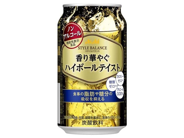 Asahi Style Balance Highball Taste No Alcohol Coctail Drink Beverages - 11.8 Fl oz (Pack of 1)
