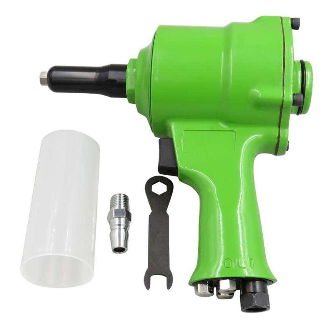 Nitownica pneumatyczna typu pistolet pop nit pistolet pneumatyczny nitownica zasilana powietrzem do mebli drewna sofa narzędzie wielofunkcyjne do obróbki drewna, 2,4-4,8 mm