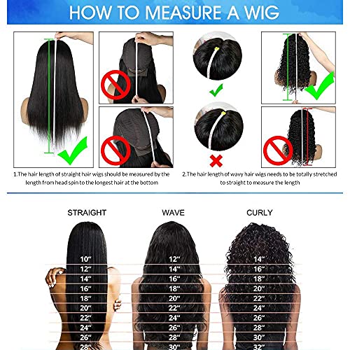 Image of Water Wave Lace Front Wigs Human Hair Brazilian 180% Density Virgin Hair 4X4 Deep Curly Lace Closure Wigs for Black Women Pre Plucked with Baby Hair Natural Color (24 Inch,Water Lace Closure Wigs)
